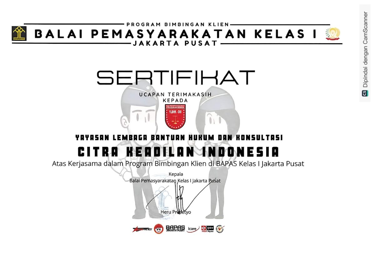 Sertifikat Penghargaan