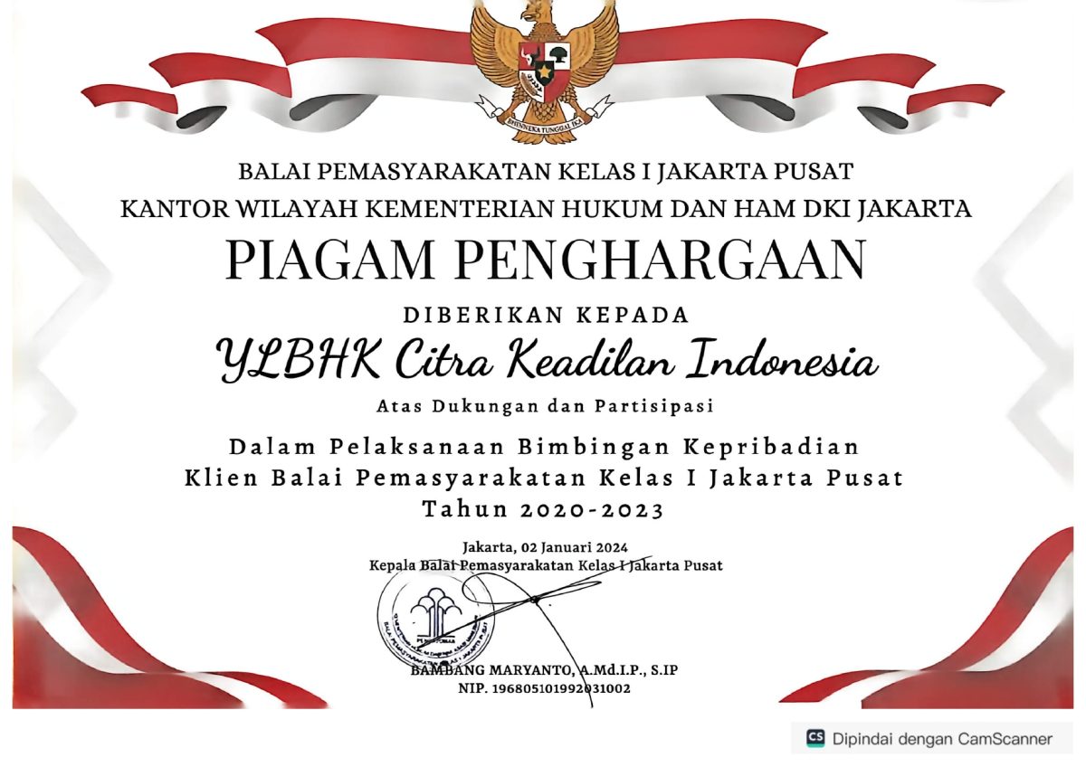 Piagam Penghargaan